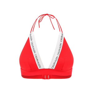Calvin Klein dámská červená plavková podprsenka - XS (668)